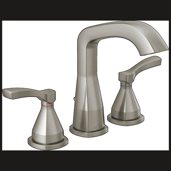 Delta 3-hole 8-16" installation Hole Widespread Lavatory Faucet, Stainless 35776-SSMPU-DST